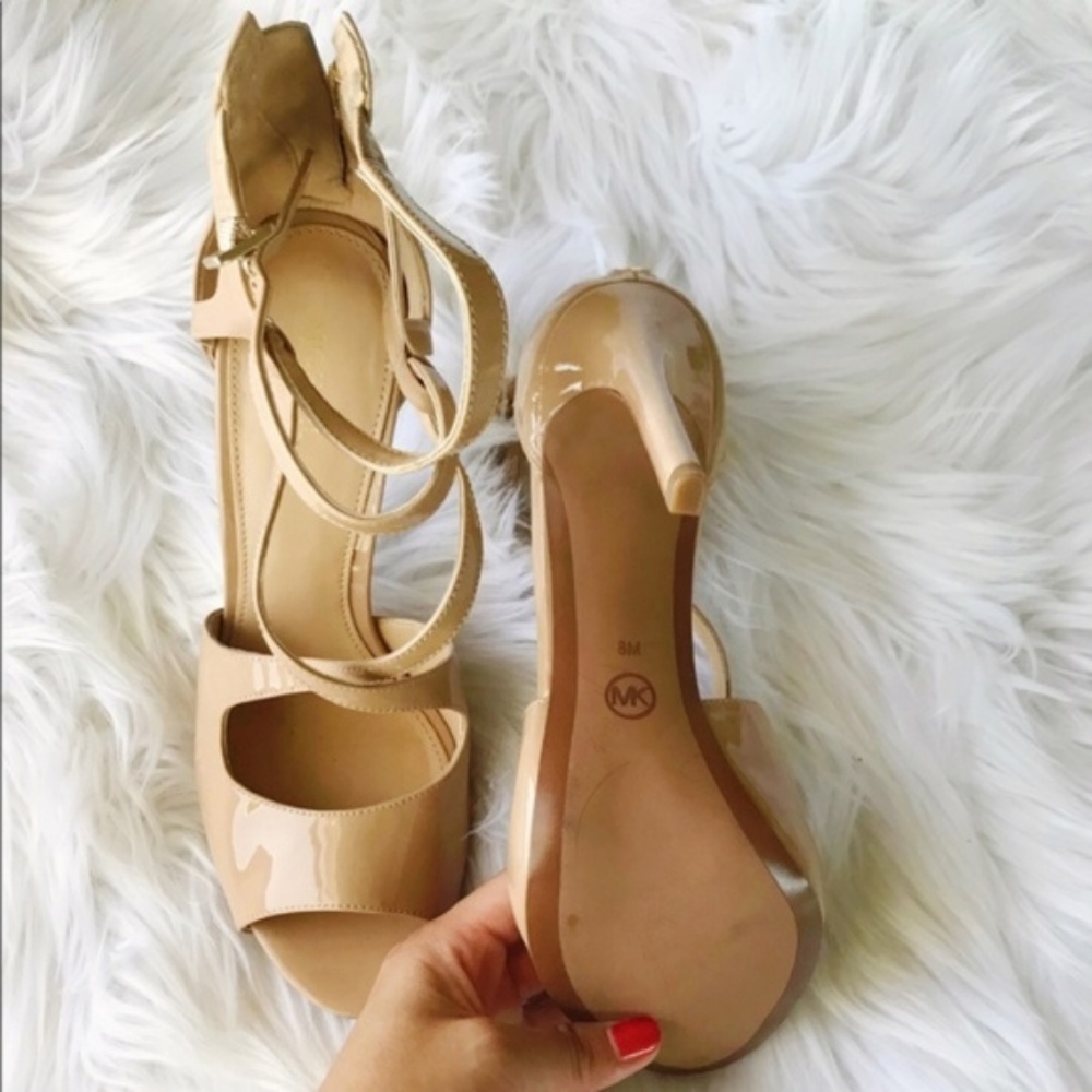 Michael Kors Catia Beige Heels✨Brand New! - Picture 4 of 6